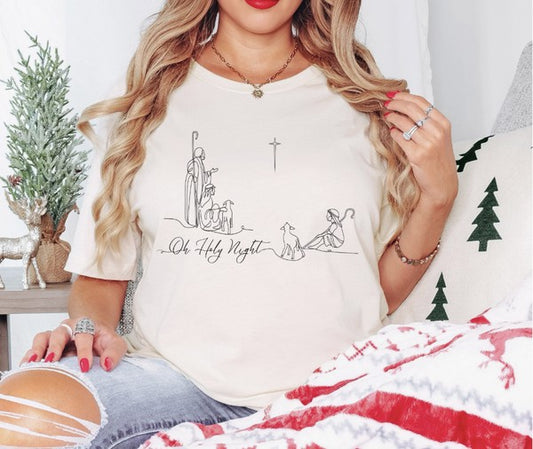 Oh Holy Night Graphic Tee