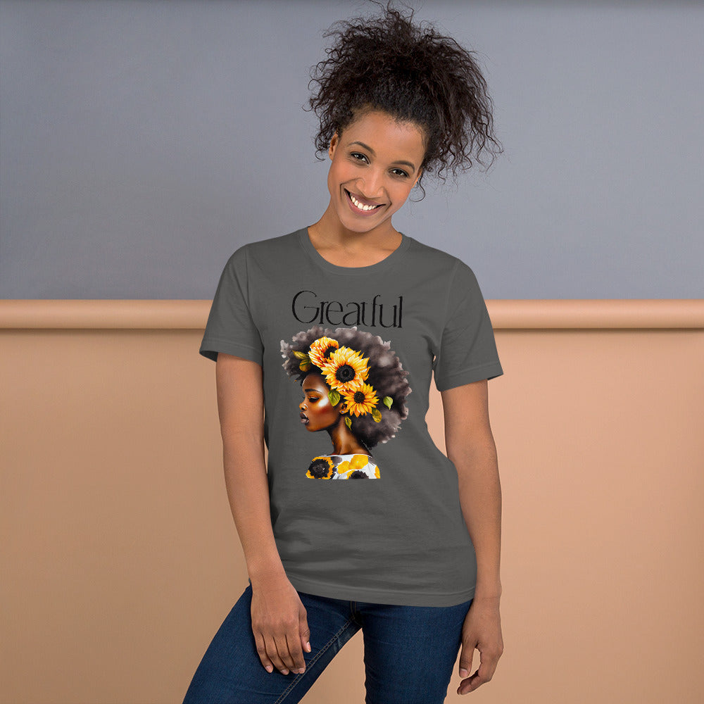 Grateful Sunflower Unisex t-shirt