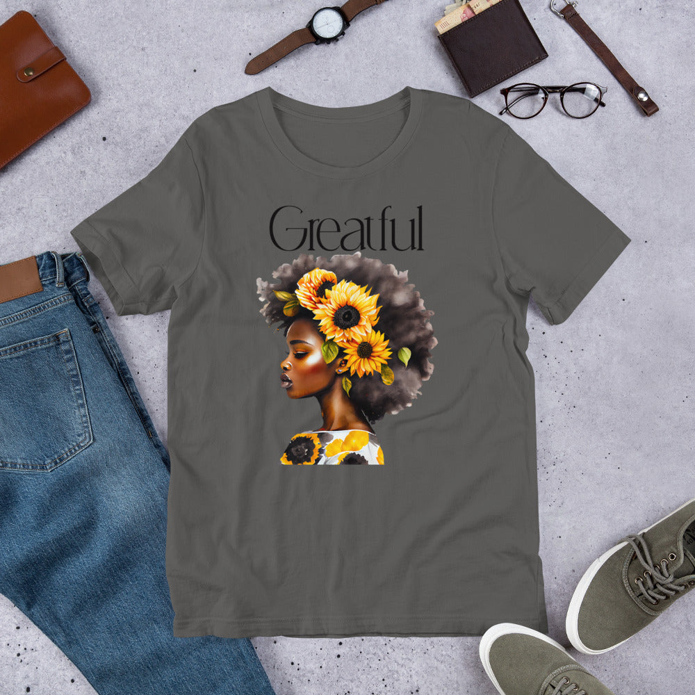 Grateful Sunflower Unisex t-shirt