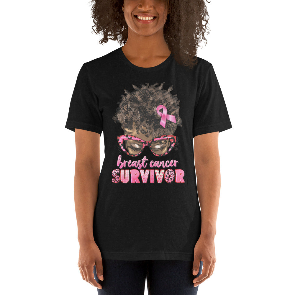 Pink  Lady Ribbon Unisex t-shirt