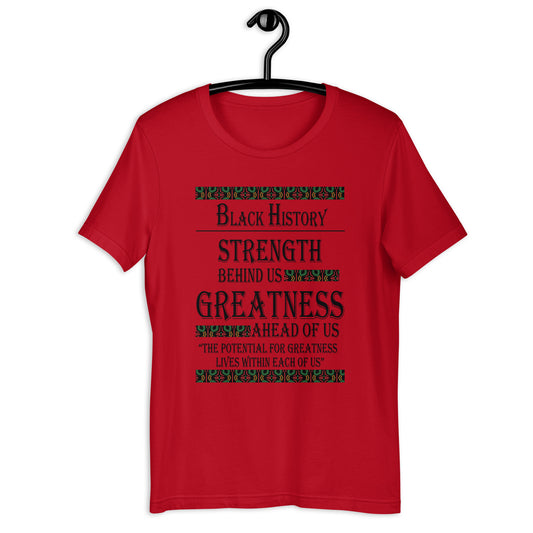 Black History Strength Unisex t-shirt