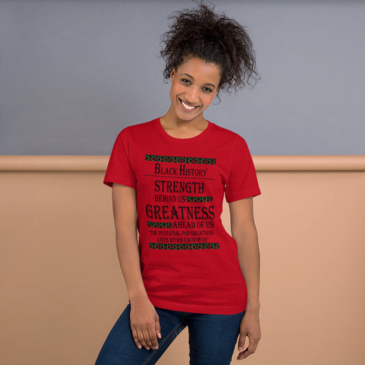 Black History Strength Unisex t-shirt