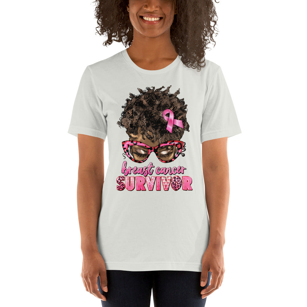 Pink  Lady Ribbon Unisex t-shirt