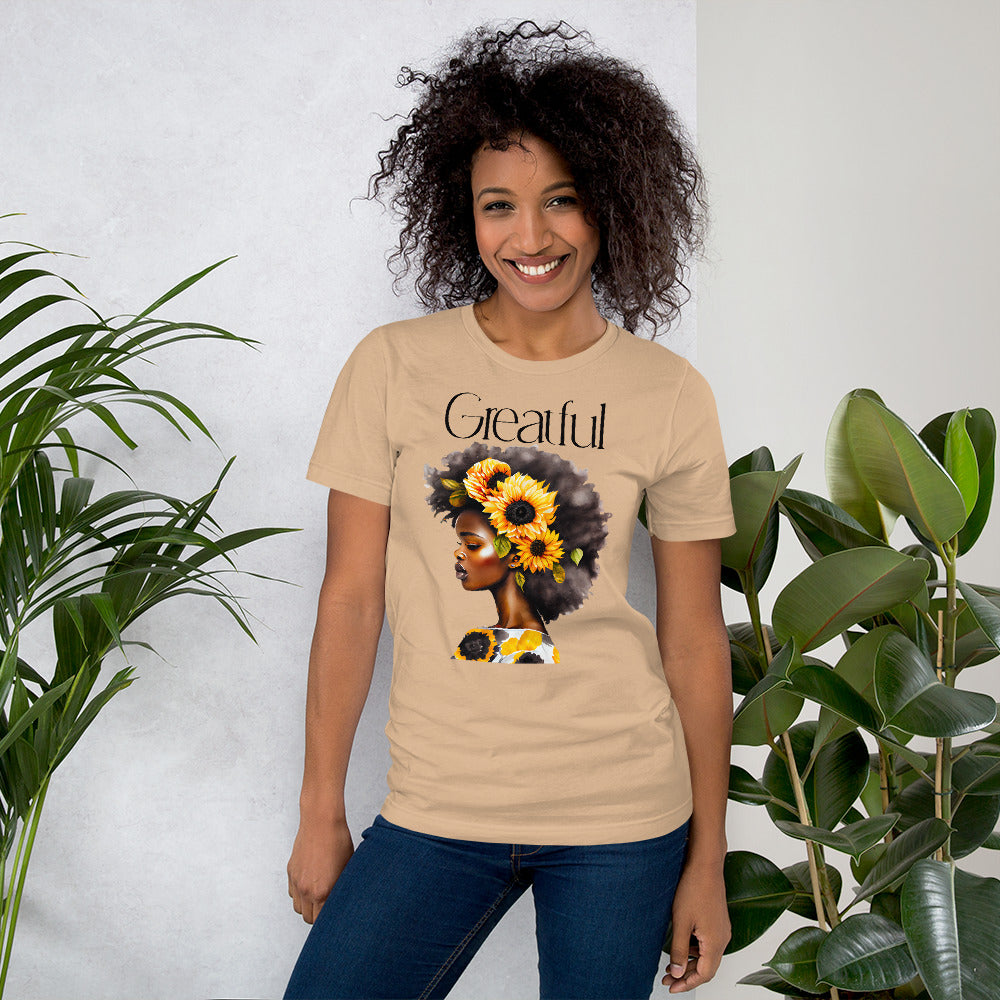 Grateful Sunflower Unisex t-shirt